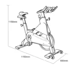 Vélo Spinning Dynamic AD200 – Image 6