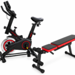 Pack Home Gym Complet Vélo Spinning + Banc D'entrainement